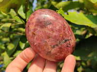 Polished Rhodonite Free Forms x 6 From Rhusinga, Zimbabwe