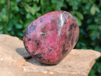Polished Rhodonite Free Forms x 6 From Rhusinga, Zimbabwe - Toprock Gemstones and Minerals 
