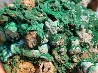 Natural Botryoidal Malachite Specimens x 2 From Congo
