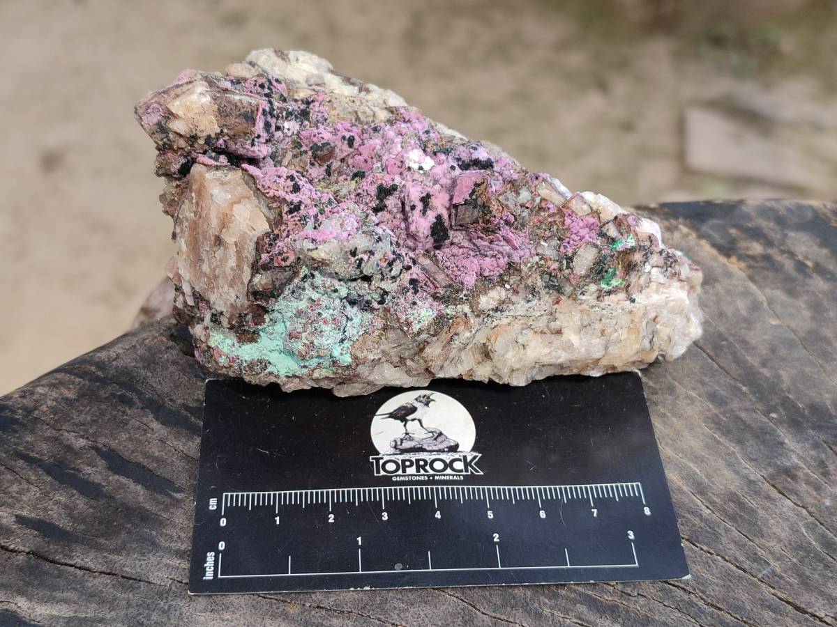 Natural Salrose Cobaltion Dolomite Specimens x 6 From Kakanda, Congo - Toprock Gemstones and Minerals 