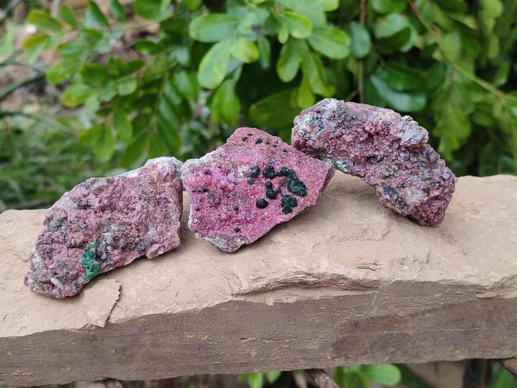 Natural Salrose Cobaltion Dolomite Specimens x 6 From Kakanda, Congo - Toprock Gemstones and Minerals 
