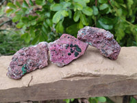 Natural Salrose Cobaltion Dolomite Specimens x 6 From Kakanda, Congo
