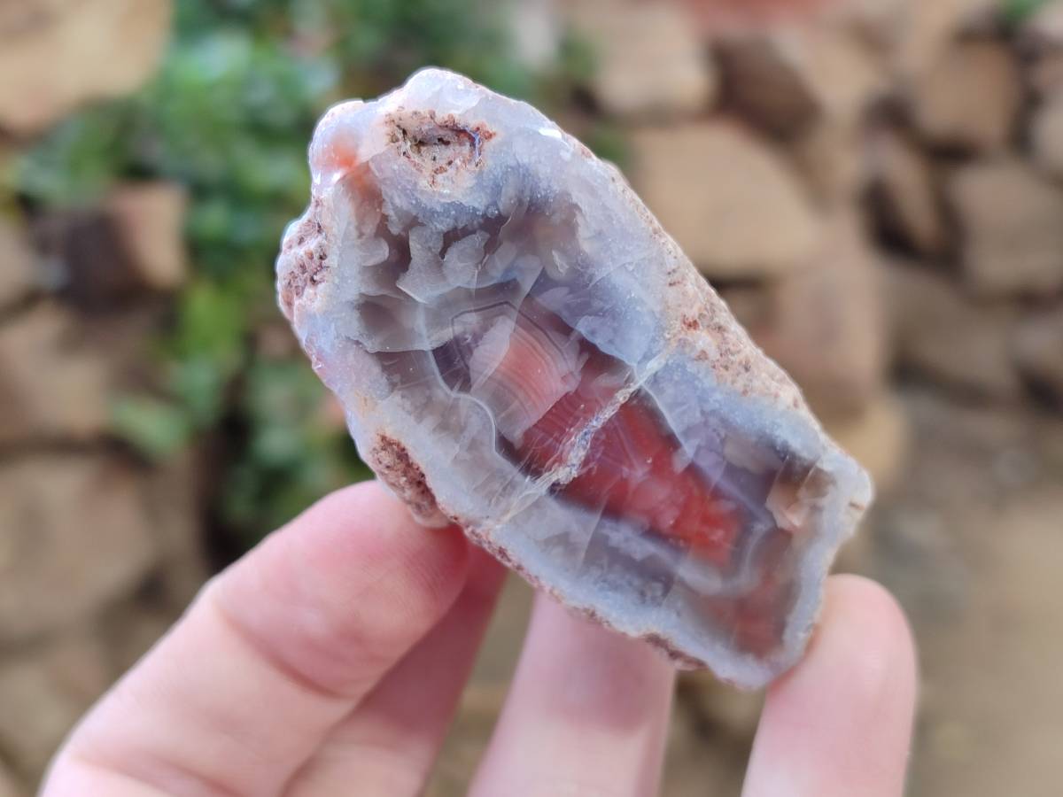 Polished Red Sashe River Agate Nodules x 28 From Sashe River, Zimbabwe - Toprock Gemstones and Minerals 
