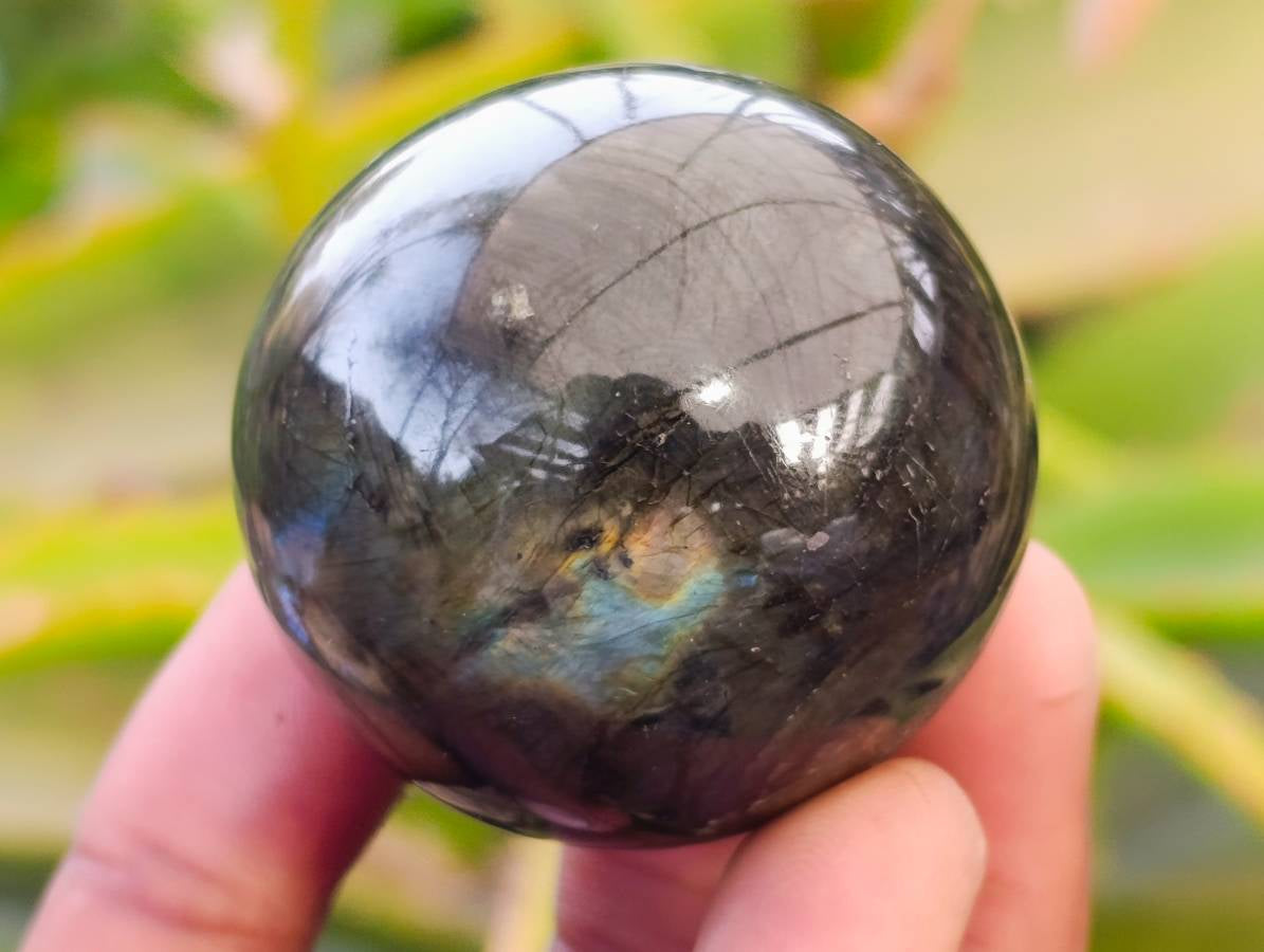 Polished Labradorite Spheres x 6  From Tulear, Madagascar - Toprock Gemstones and Minerals 