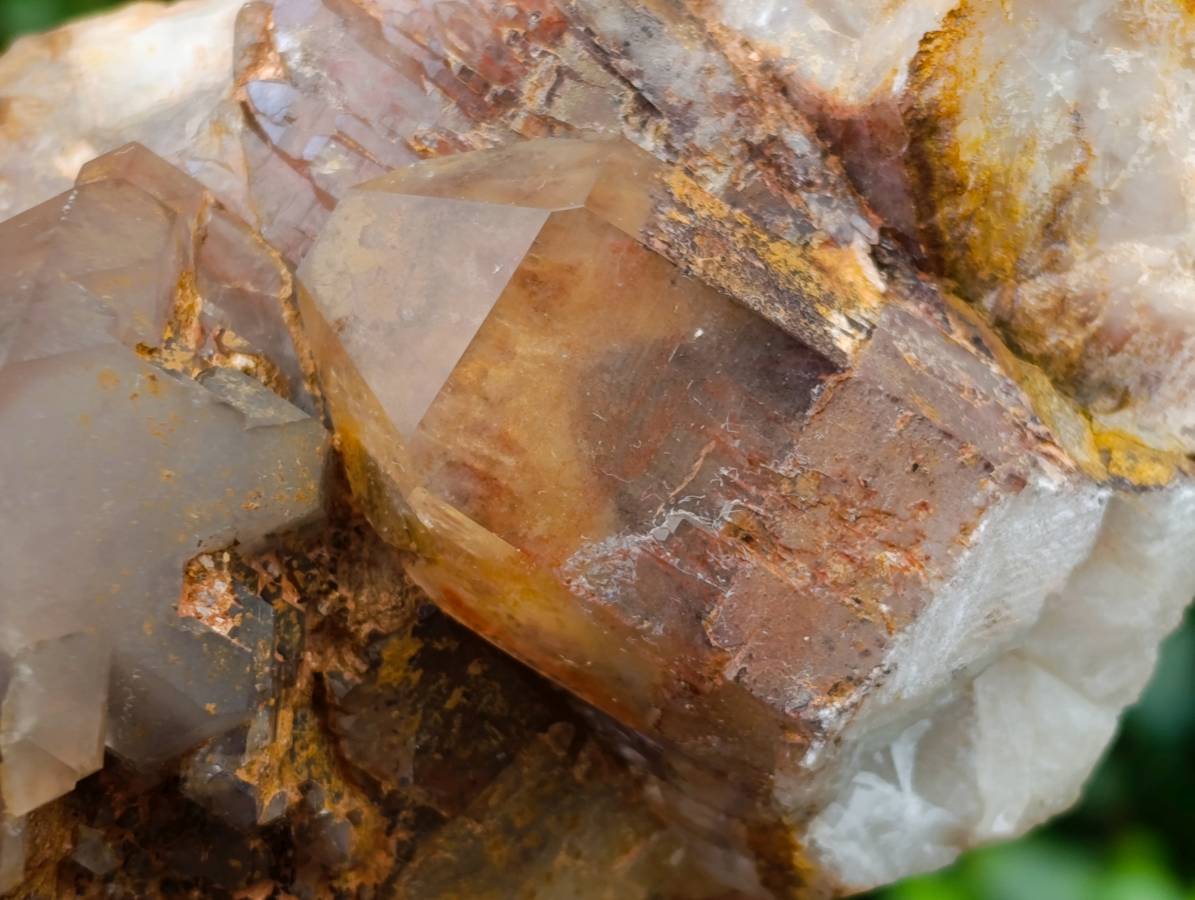 Natural Red Hematoid Quartz Cluster x 1 From Karoi, Zimbabwe - Toprock Gemstones and Minerals 