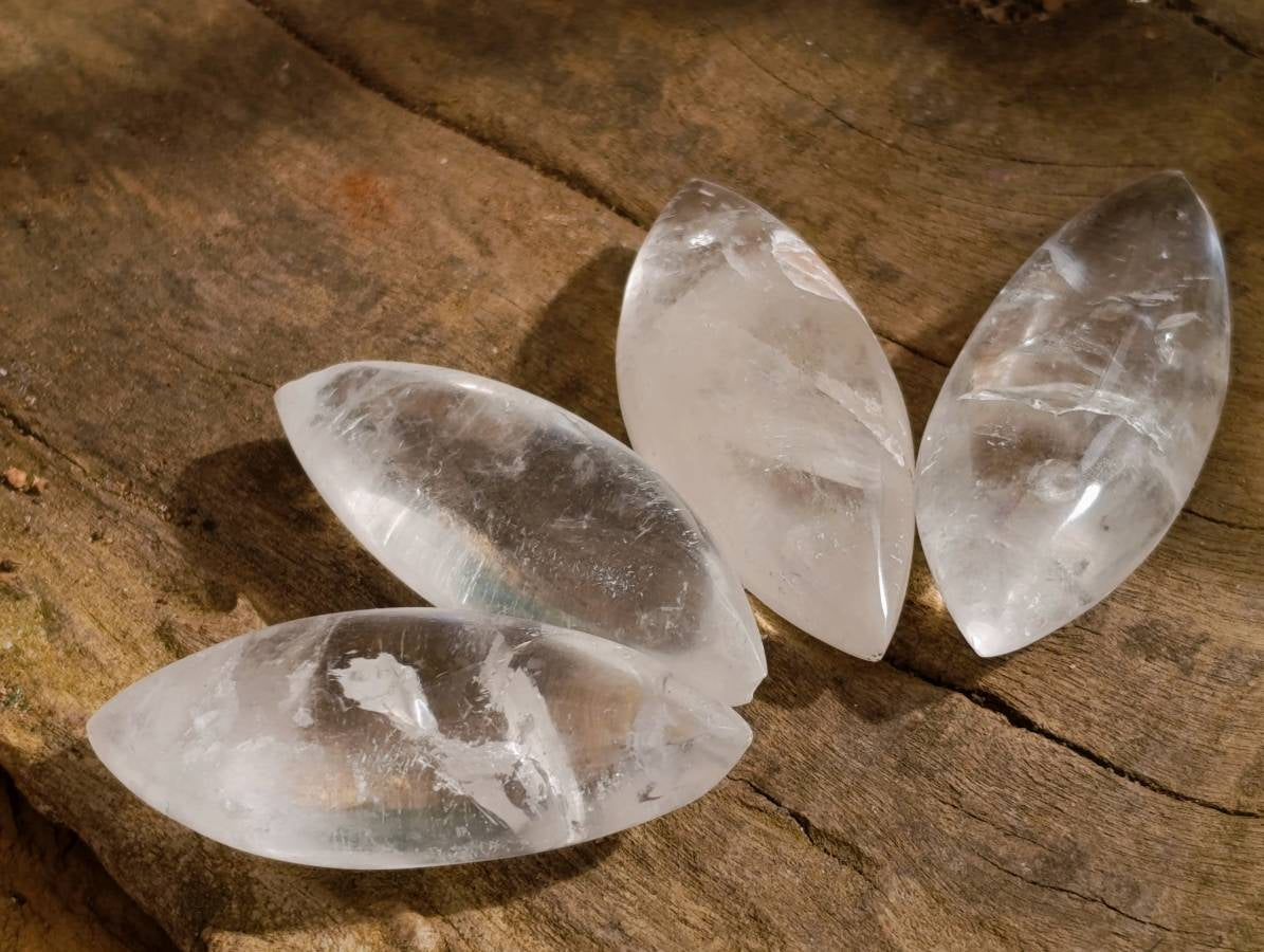 Polished Clear Quartz Crystal 'Angel Tears' x 44 From Madagascar - Toprock Gemstones and Minerals 