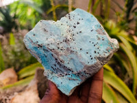 Natural Drusy Coated Chrysocolla Specimens x 4 From Lupoto Mine, Congo - Toprock Gemstones and Minerals 
