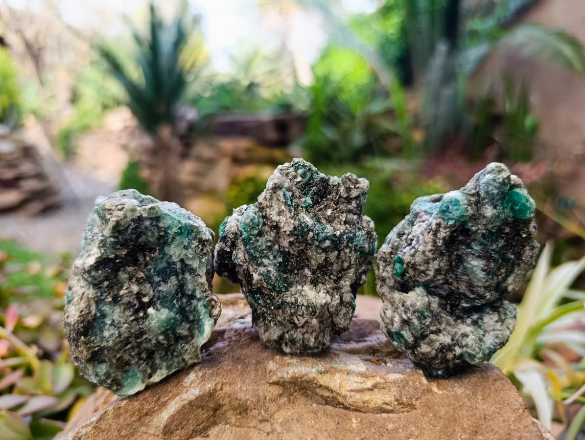 Natural Emerald Mica 'Mutokolite' Cobbed Specimens x 24 From Mutoko, Zimbabwe - Toprock Gemstones and Minerals 