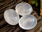 Polished Pearl Girasol Quartz Palm Stones x 20 From Ambatondrazaka, Madagascar - Toprock Gemstones and Minerals 