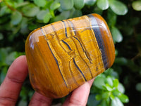 Polished Golden Tiger's Eye Free Forms x 6 From Prieska, South Africa - Toprock Gemstones and Minerals 