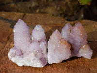 Natural Amethyst Spirit Quartz Clusters x 35 From Boekenhouthoek, South Africa - Toprock Gemstones and Minerals 
