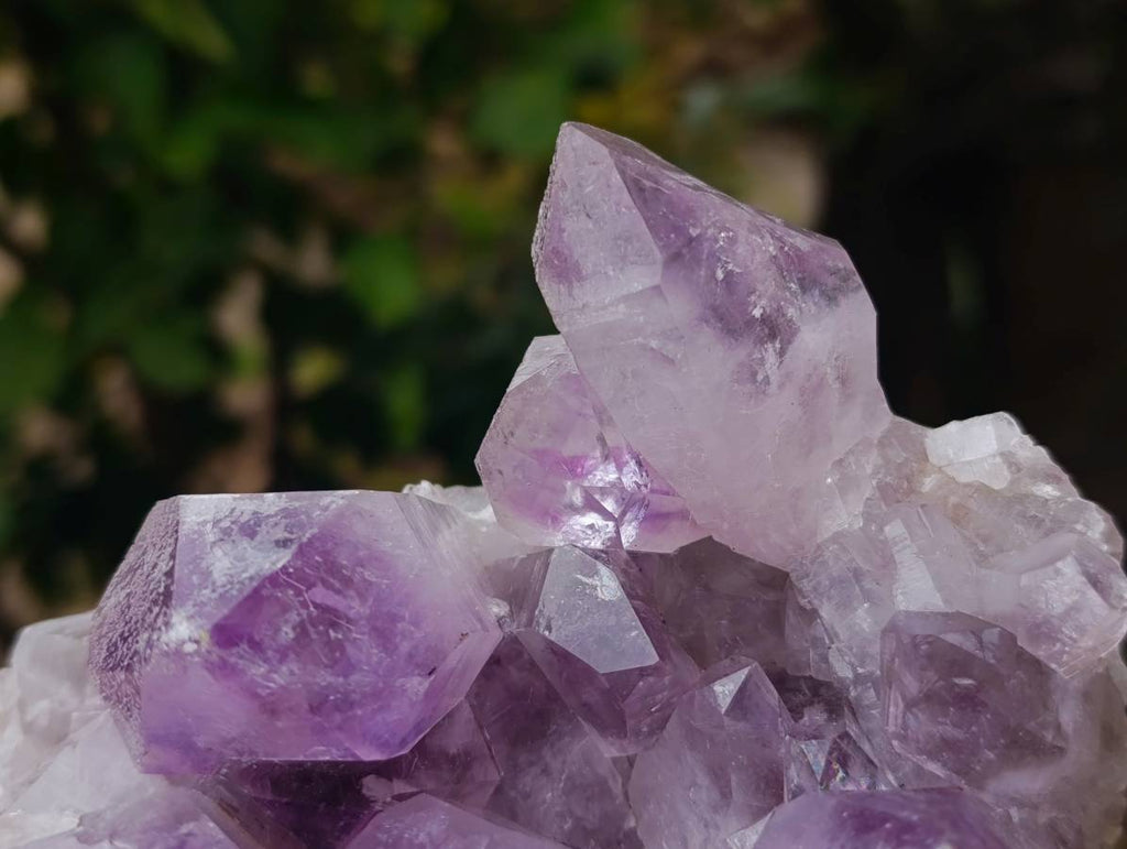 Natural Jacaranda Amethyst Quartz Crystals x 2 From Mumbwa, Zambia - Toprock Gemstones and Minerals 