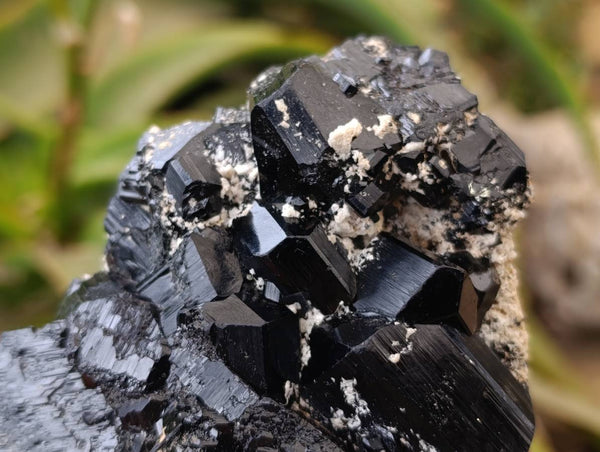 Natural Schorl Black Tourmaline Specimens x 3 From Erongo, Namibia - Toprock Gemstones and Minerals 