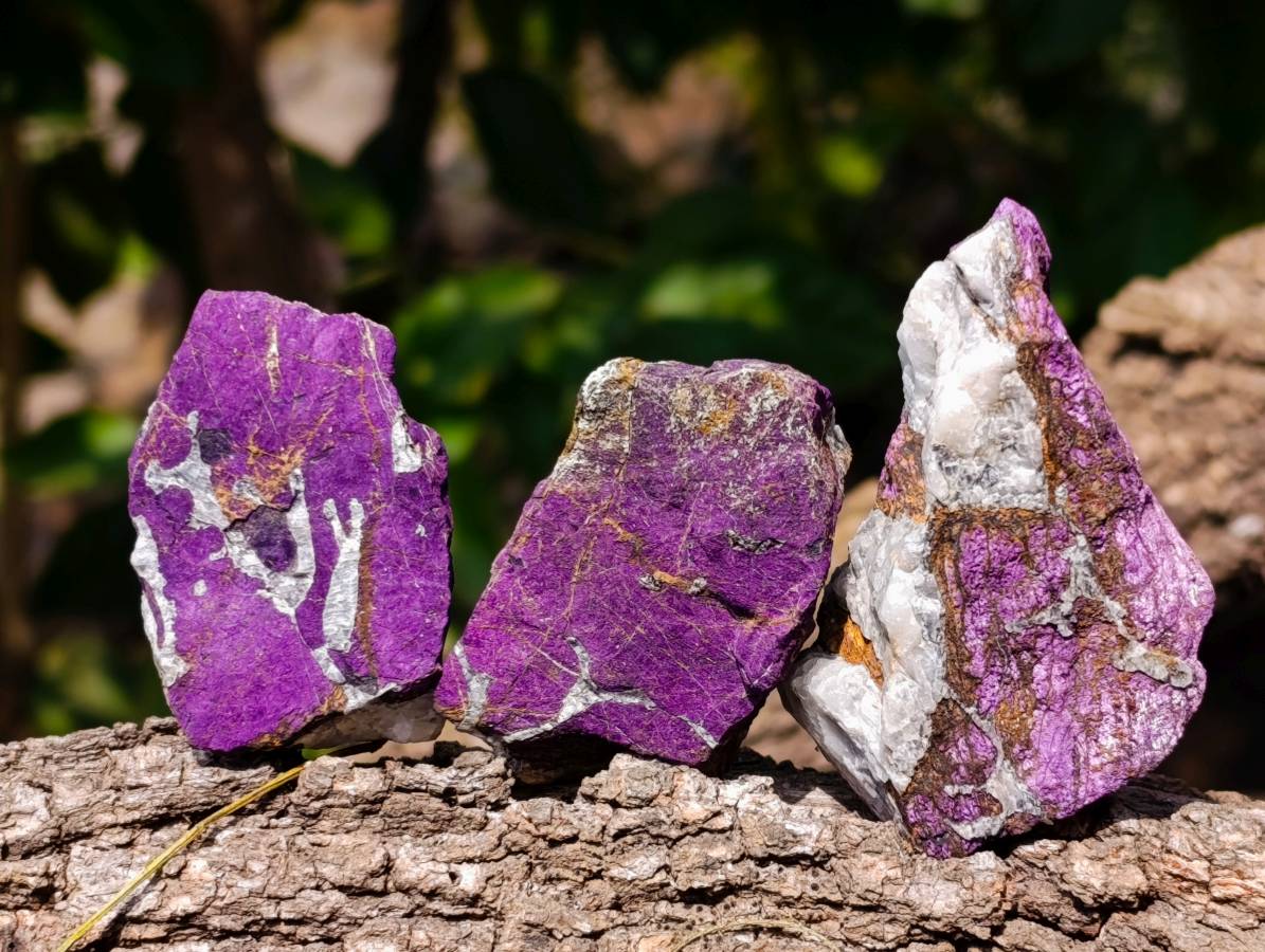 Natural Metallic Purpurite Specimens x 35 From Erongo, Namibia - Toprock Gemstones and Minerals 