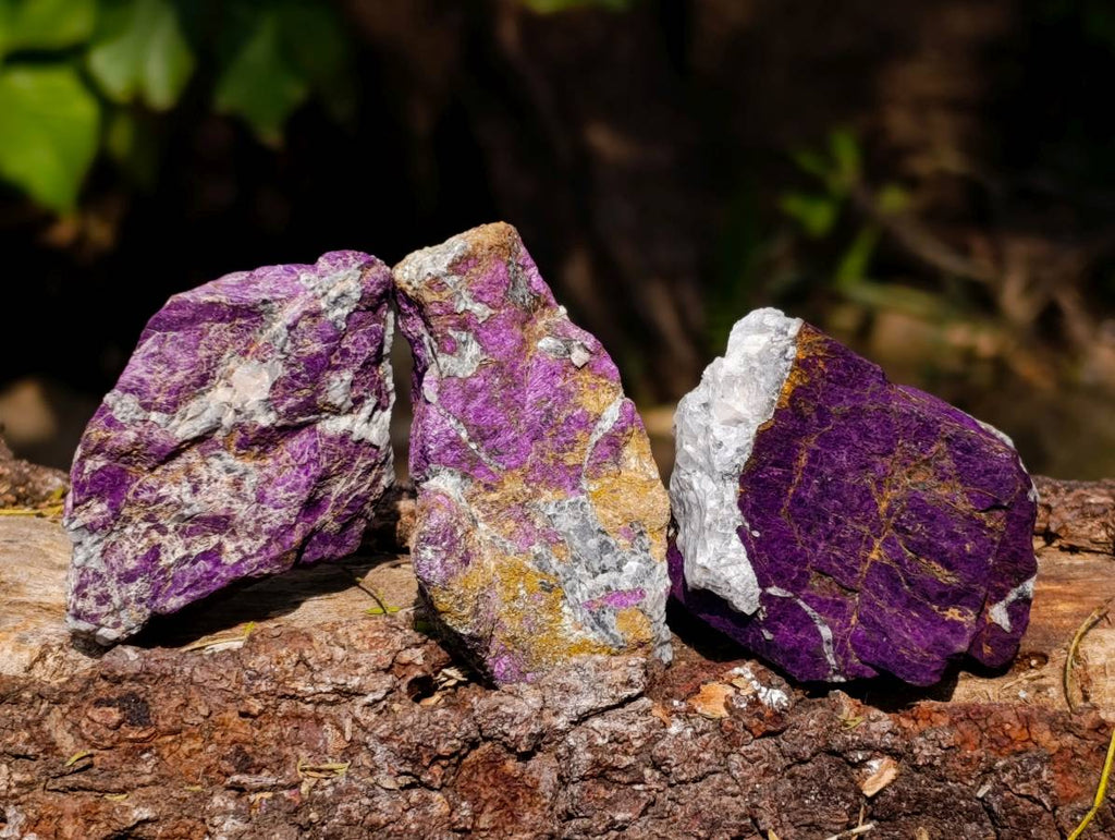 Natural Metallic Purpurite Specimens x 35 From Erongo, Namibia - Toprock Gemstones and Minerals 