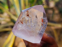 Polished Window Amethyst Crystals x 12 From Madagascar - Toprock Gemstones and Minerals 