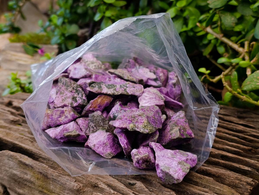 Natural Stichtite Cobbed Specimens x 1.98kg Lot  From Barberton, South Africa - Toprock Gemstones and Minerals 