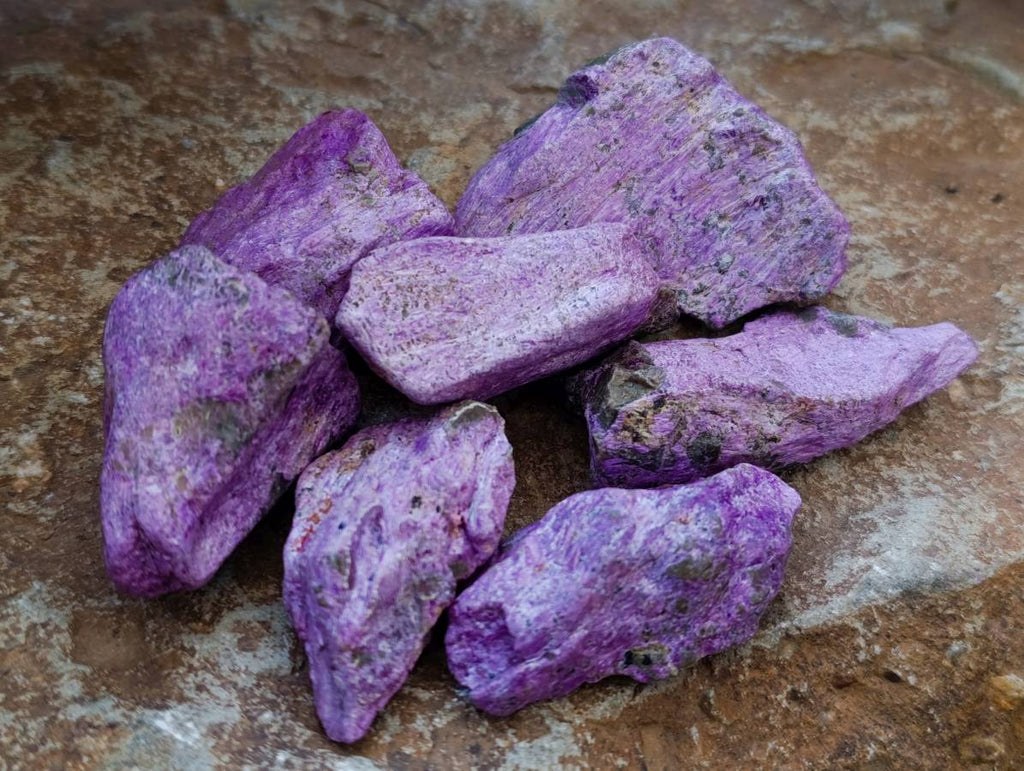 Natural Stichtite Cobbed Specimens x 1.98kg Lot  From Barberton, South Africa - Toprock Gemstones and Minerals 