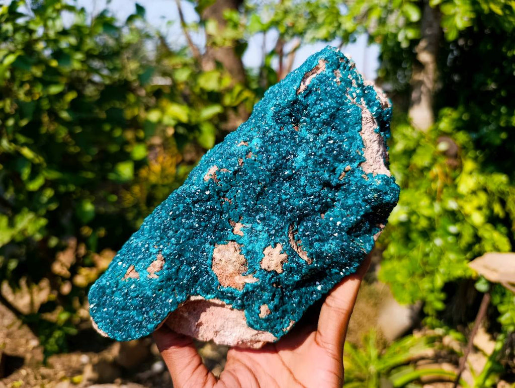 Natural Dioptase On Dolomite Specimens x 1 From Likasi, Congo - Toprock Gemstones and Minerals 