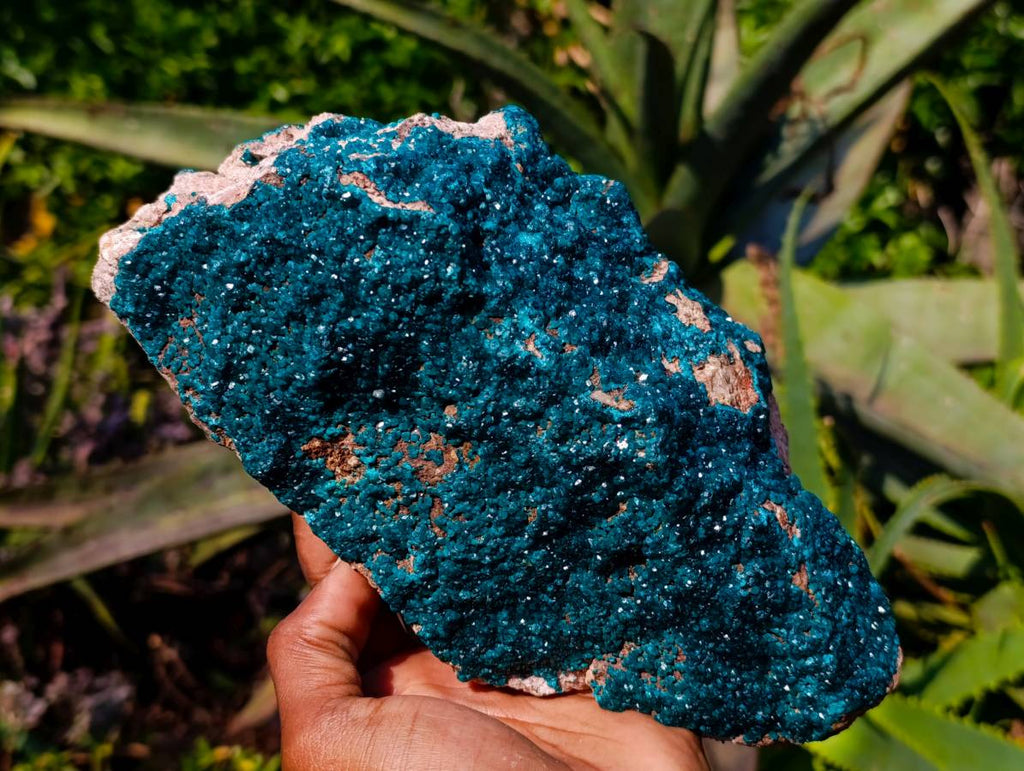 Natural Dioptase On Dolomite Specimens x 1 From Likasi, Congo - Toprock Gemstones and Minerals 