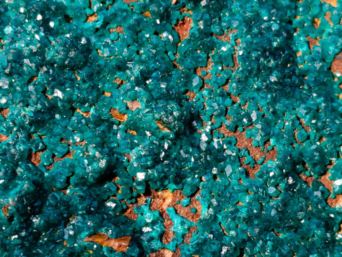 Natural Dioptase On Dolomite Specimens x 1 From Likasi, Congo - Toprock Gemstones and Minerals 