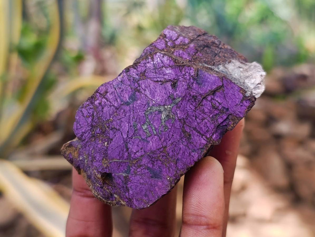 Natural Metallic Purpurite Specimens x 4 From Erongo, Namibia - Toprock Gemstones and Minerals 