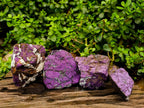 Natural Metallic Purpurite Specimens x 4 From Erongo, Namibia - Toprock Gemstones and Minerals 