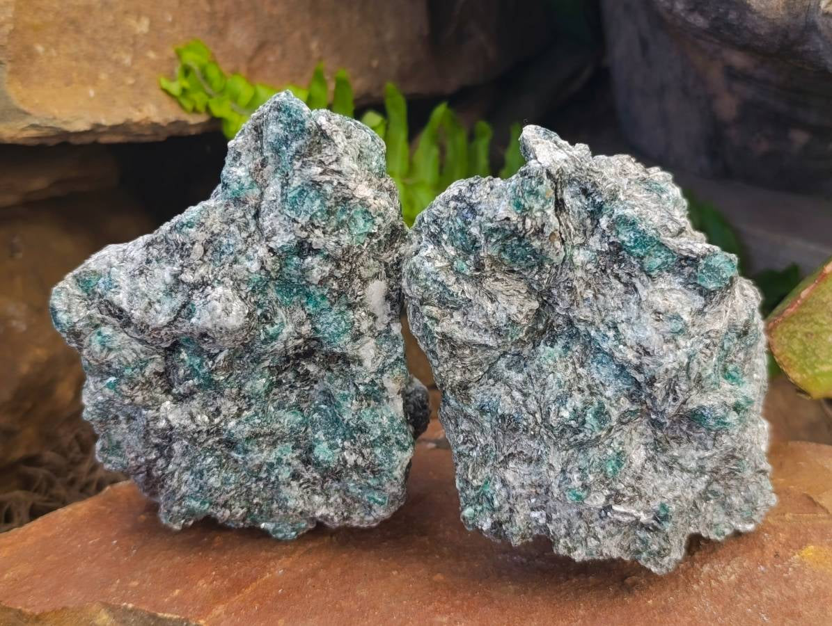Natural Emerald Mica 'Mutokolite' Cobbed Specimens x 6 From Mutoko, Zimbabwe - Toprock Gemstones and Minerals 