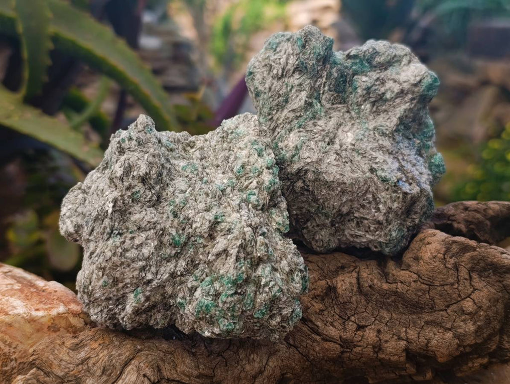 Natural Emerald Mica 'Mutokolite' Cobbed Specimens x 6 From Mutoko, Zimbabwe - Toprock Gemstones and Minerals 