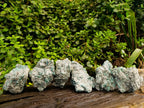 Natural Emerald Mica 'Mutokolite' Cobbed Specimens x 6 From Mutoko, Zimbabwe - Toprock Gemstones and Minerals 
