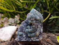 Natural Ball Malachite and Drusy Quartz On Dolomite Matrix Specimens x 2 From Kambove, Congo