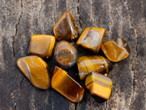 Polished Golden Tiger's Eye Tumbled Stones x 6 Bags From Prieska, South Africa - Toprock Gemstones and Minerals 