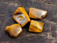 Polished Golden Tiger's Eye Tumbled Stones x 6 Bags From Prieska, South Africa - Toprock Gemstones and Minerals 