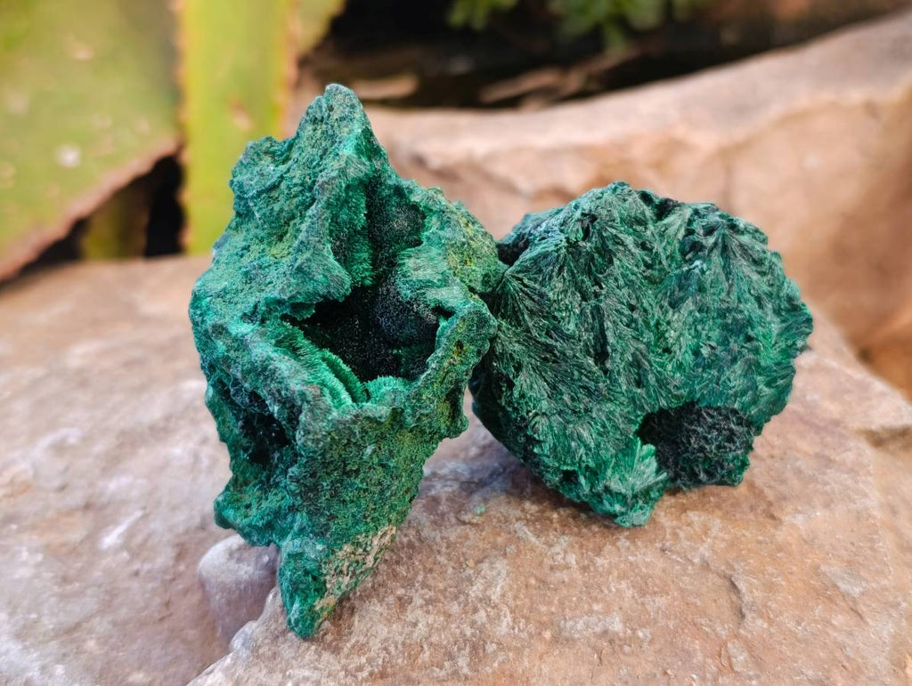 Natural Silky Malachite Specimens x 12 From Kasompe, Congo - Toprock Gemstones and Minerals 