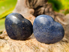 Polished Lazulite Hearts x 35 From Madagascar - Toprock Gemstones and Minerals 