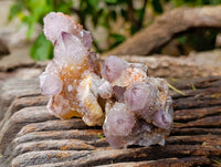 Natural Amethyst Spirit Quartz Clusters x 12 From Boekenhouthoek, South Africa - Toprock Gemstones and Minerals 