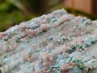 Natural Drusy Coated Chrysocolla and Malachite Specimens x 2 From Likasi, Congo - Toprock Gemstones and Minerals 