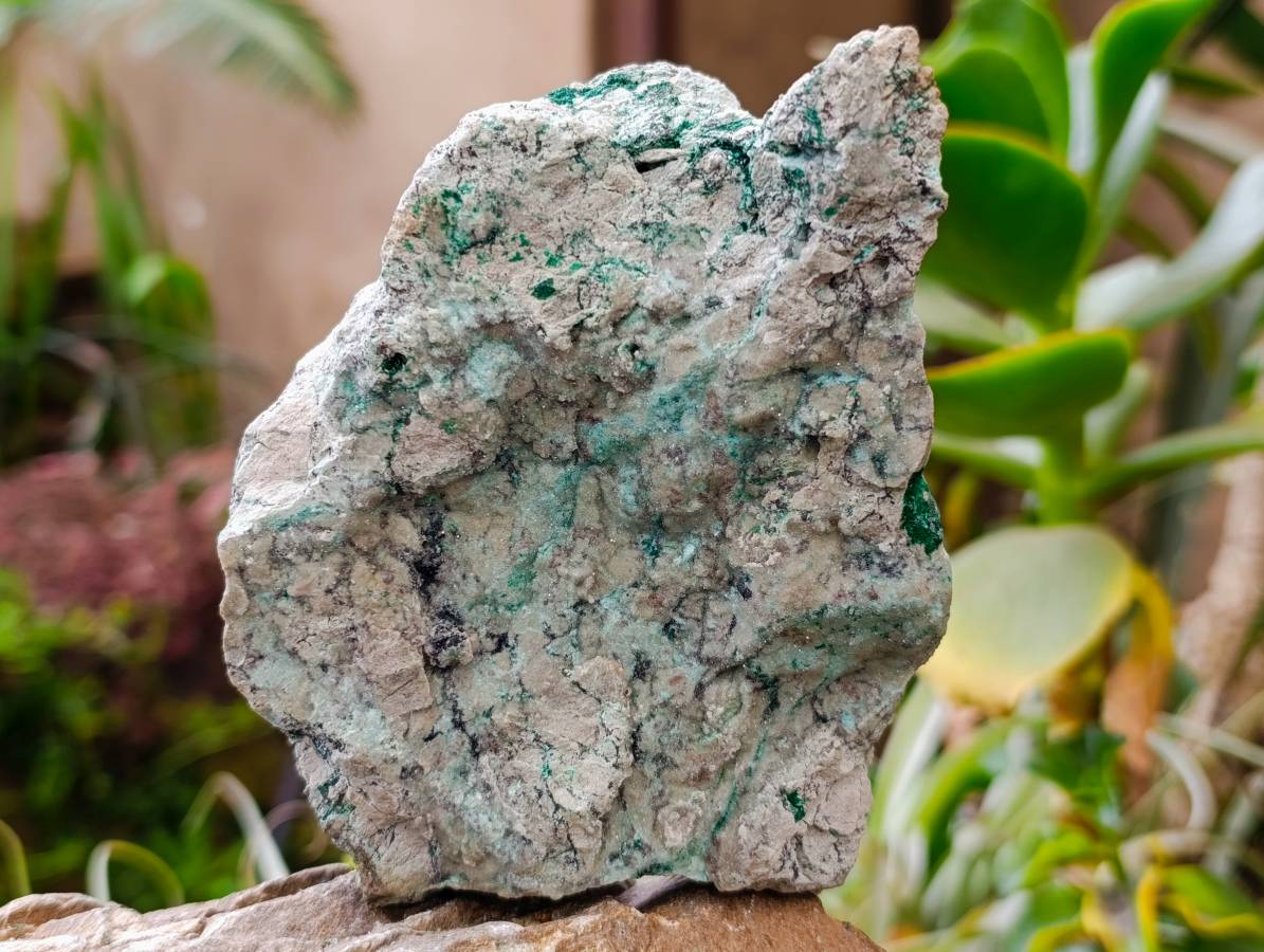 Natural Drusy Coated Chrysocolla and Malachite Specimens x 2 From Likasi, Congo - Toprock Gemstones and Minerals 