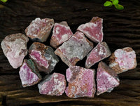 Natural Salrose Cobaltion Dolomite Specimens x 12 From Kakanda, Congo - Toprock Gemstones and Minerals 
