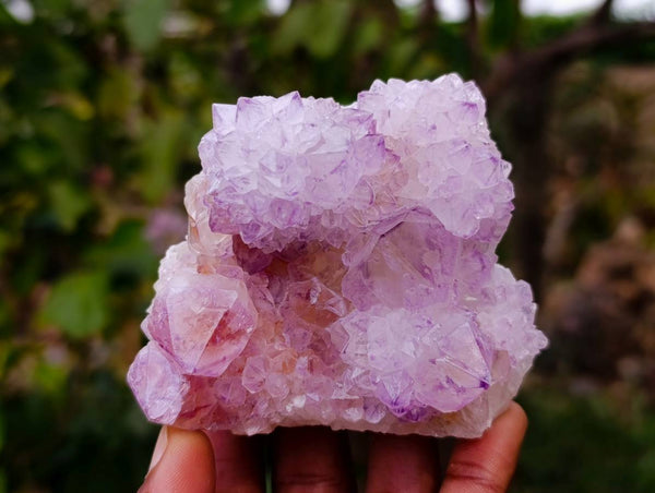 Natural Amethyst Spirit Quartz Clusters x 4 From Boekenhouthoek, South Africa - Toprock Gemstones and Minerals 