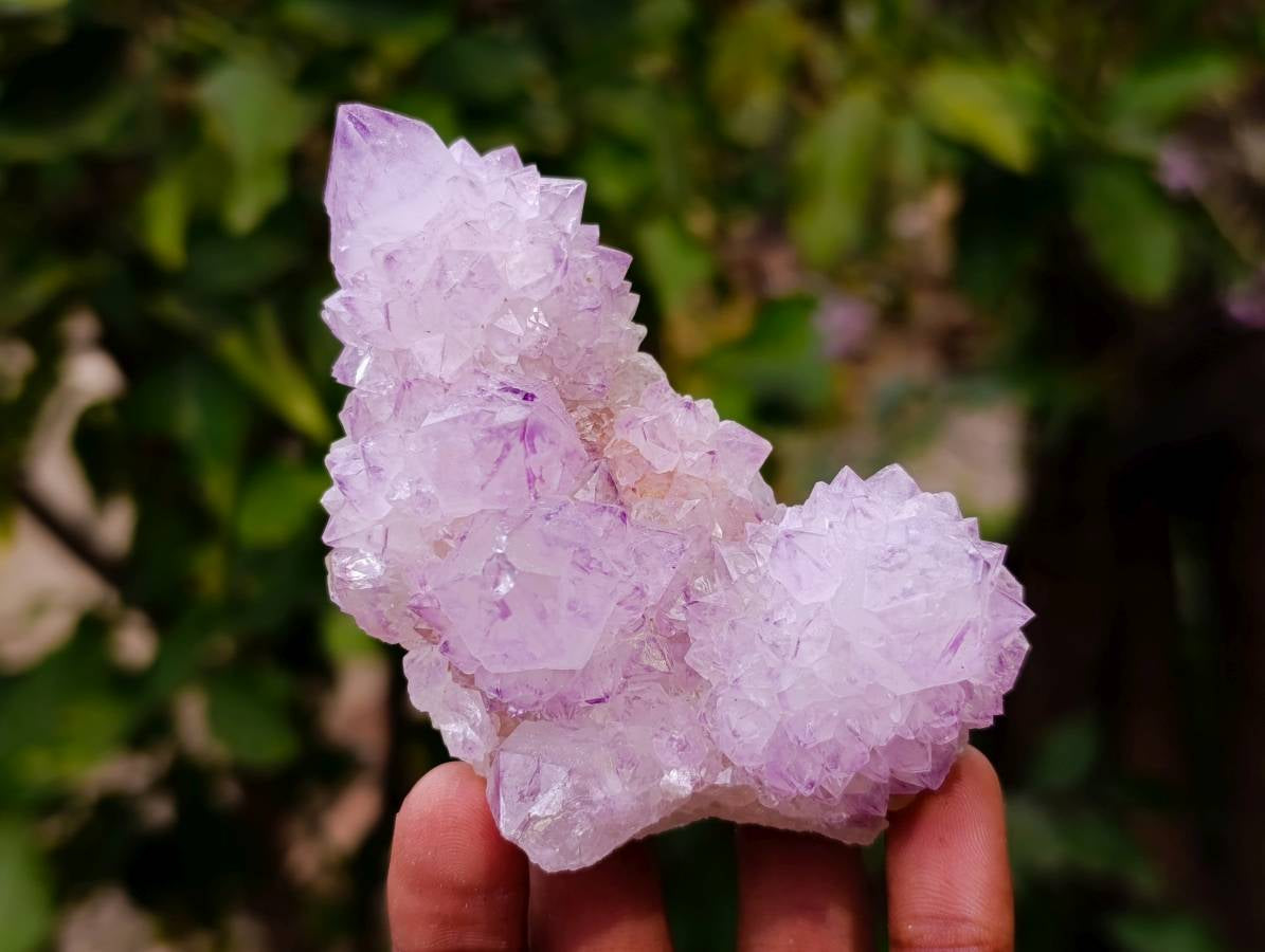 Natural Amethyst Spirit Quartz Clusters x 4 From Boekenhouthoek, South Africa - Toprock Gemstones and Minerals 