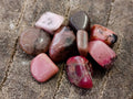 Polished Rhodonite Tumble Stones x 6 From Ambindavato, Madagascar - Toprock Gemstones and Minerals 