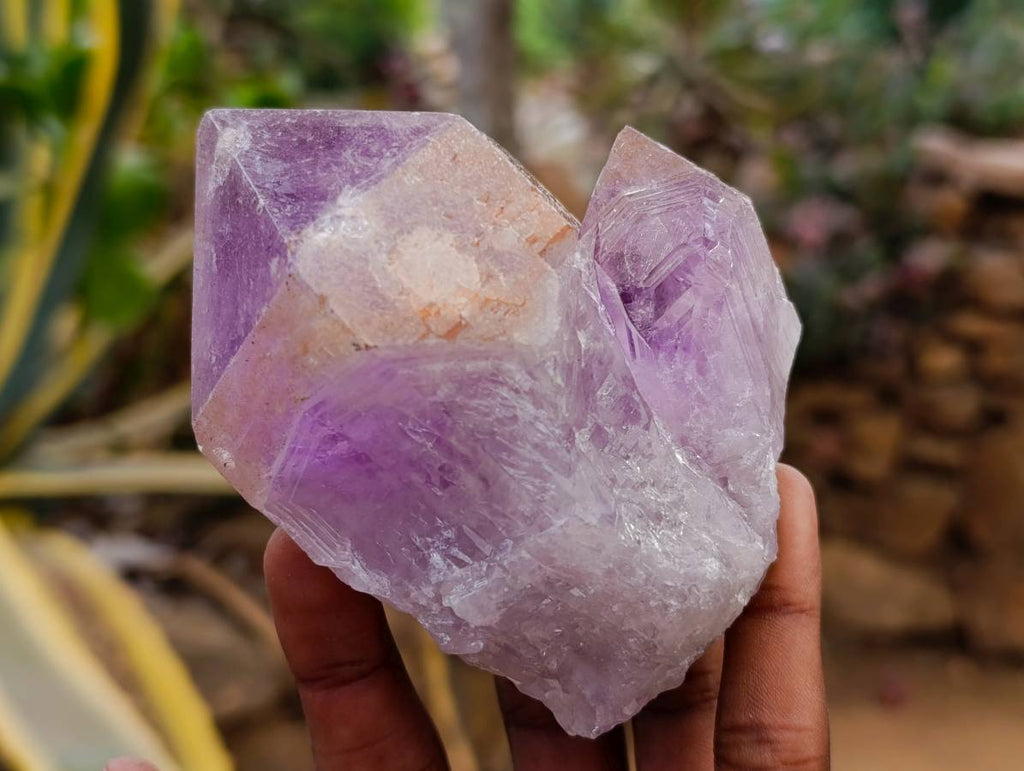 Natural Jacaranda Amethyst Quartz Crystals x 6 From Mumbwa, Zambia - Toprock Gemstones and Minerals 