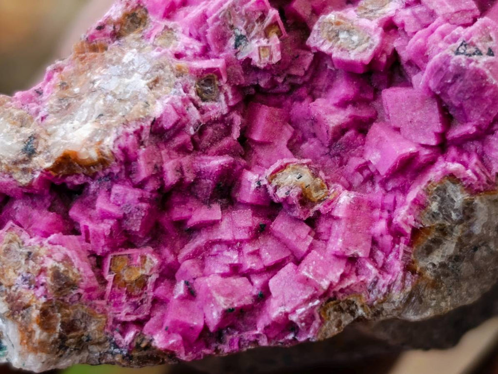 Natural Salrose Cobaltion Dolomite Specimens x 6 From Kakanda, Congo - Toprock Gemstones and Minerals 