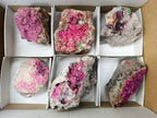 Natural Salrose Cobaltion Dolomite Specimens x 6 From Kakanda, Congo - Toprock Gemstones and Minerals 