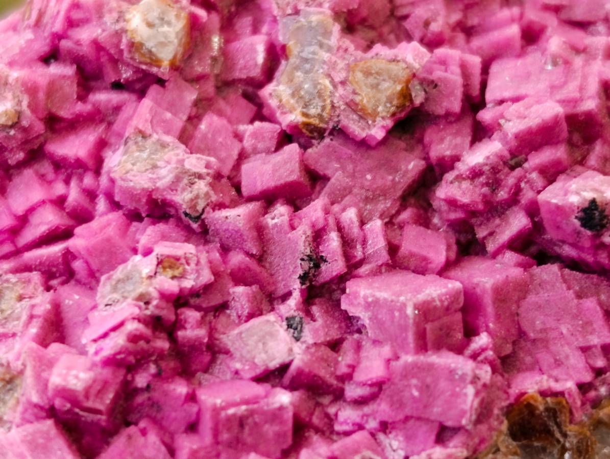 Natural Salrose Cobaltion Dolomite Specimens x 6 From Kakanda, Congo - Toprock Gemstones and Minerals 