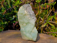 Natural Botryoidal Prehnite Specimens x 2 From Beaufort West, South Africa - Toprock Gemstones and Minerals 