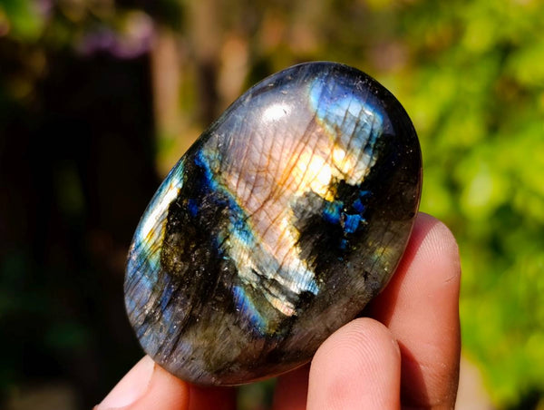 Polished Labradorite Gallets x 20 From Tulear, Madagascar - Toprock Gemstones and Minerals 