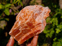 Natural Sunset Orange Calcite Specimens x 3 From Spitzkop, Namibia - Toprock Gemstones and Minerals 