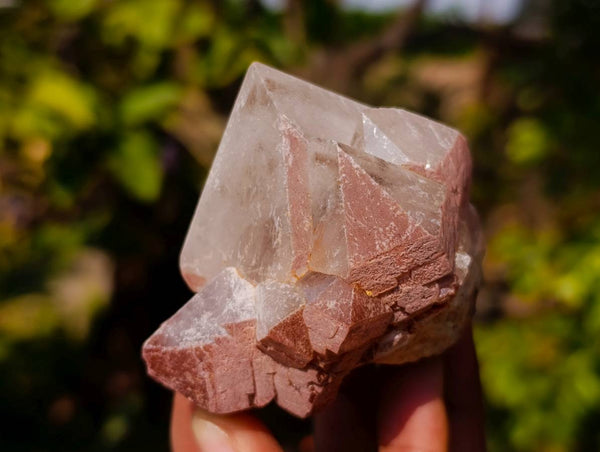 Natural Hematoid Smokey Crystals x 12 From Madagascar - Toprock Gemstones and Minerals 